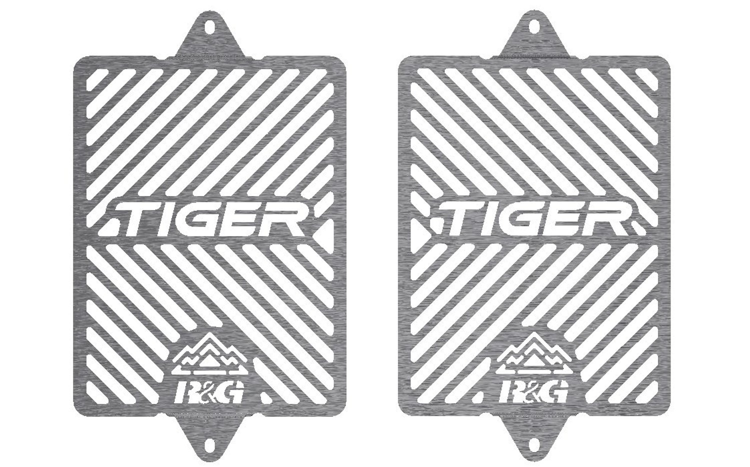 R&G Racing Radiator Guard (Pair, Stainless) for the Triumph Tiger 800 '21-'22